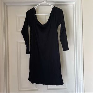 H&M Divided long sleeve off the shoulder dress